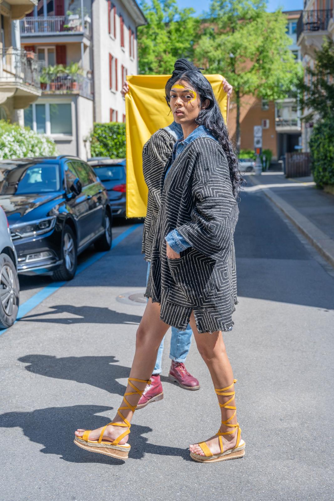 Mudcloth Black With Squares