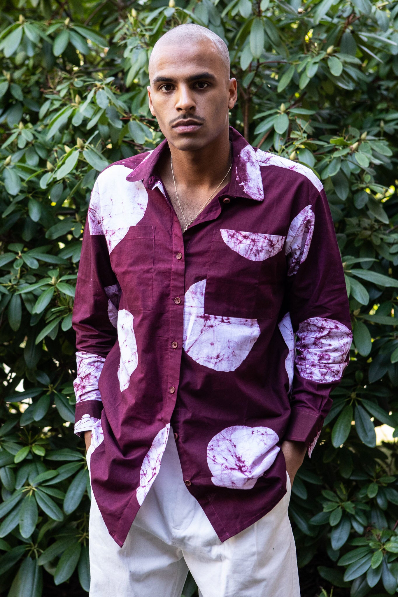 Batik Blouse - Purple Rain