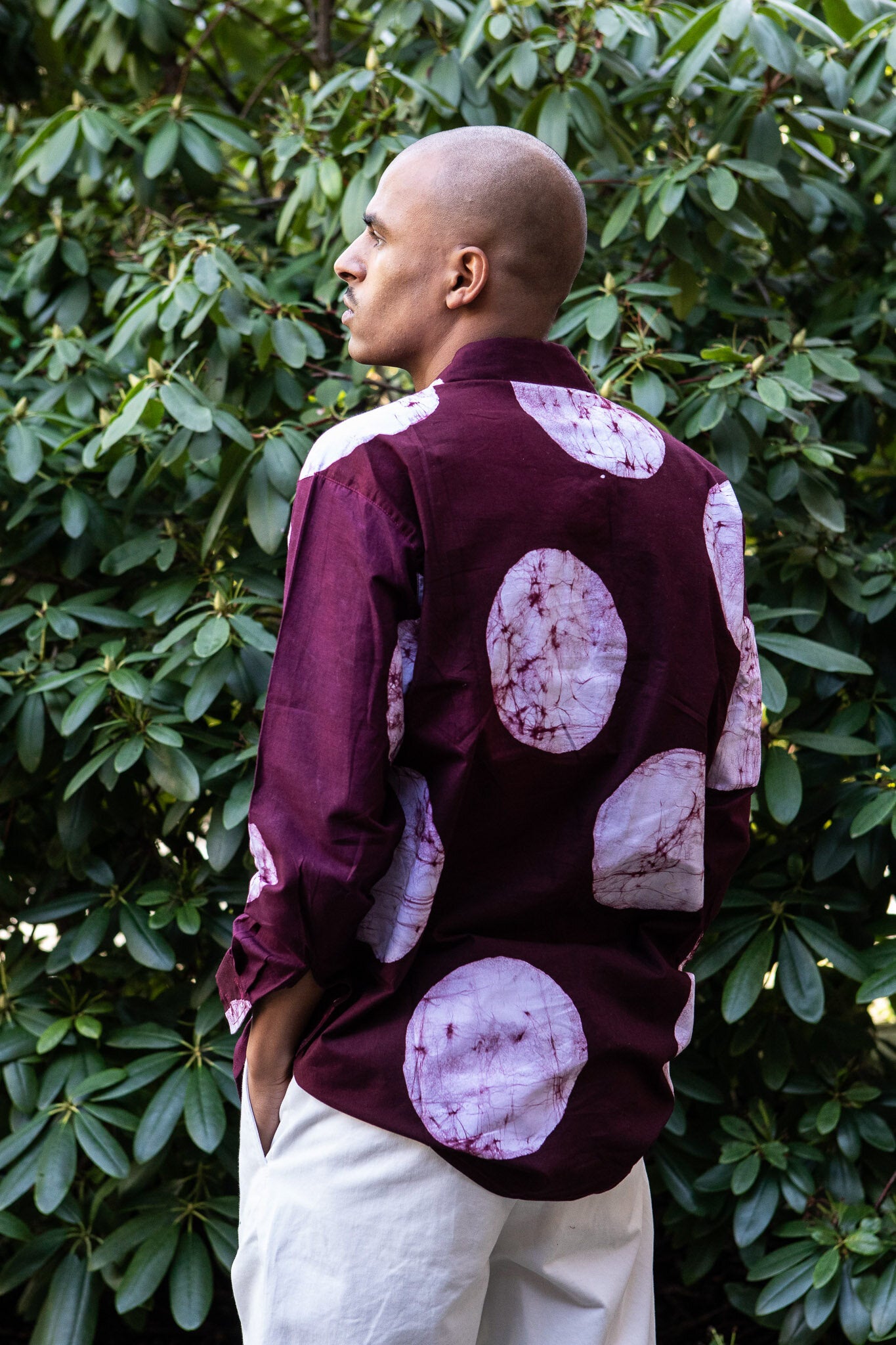 Batik Blouse - Purple Rain