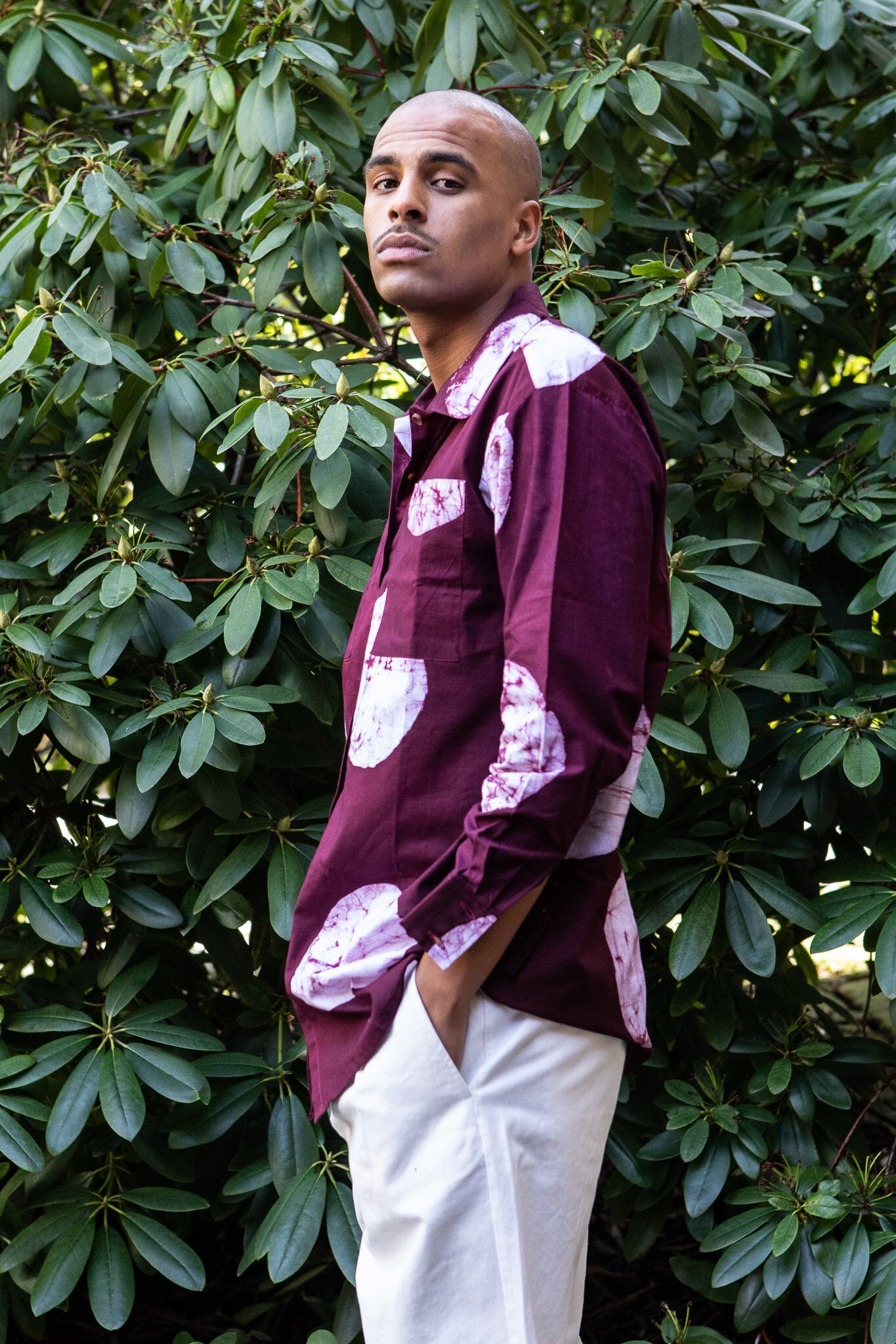 Batik Blouse - Purple Rain