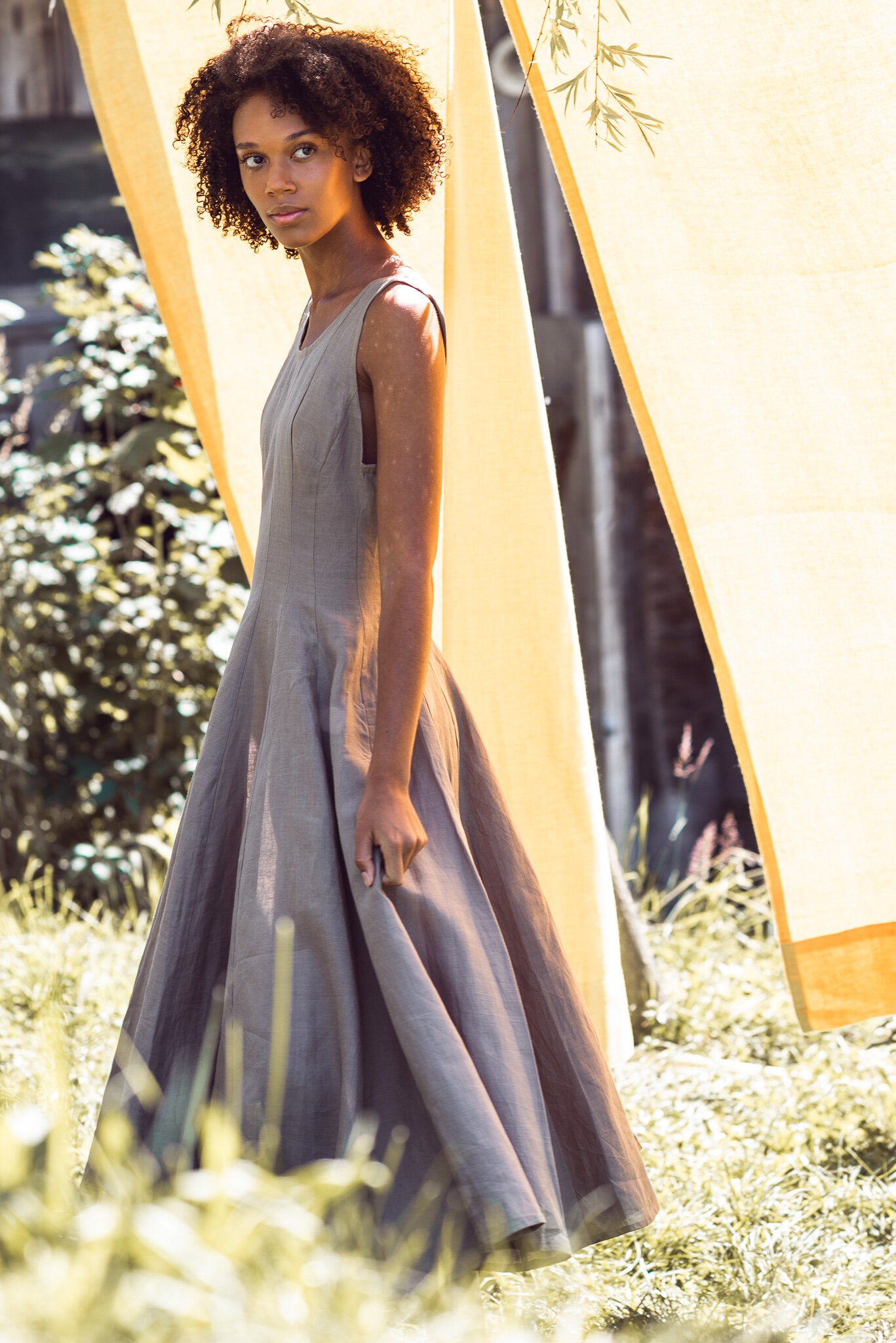 50% SALE | Dress Minimal - Beige