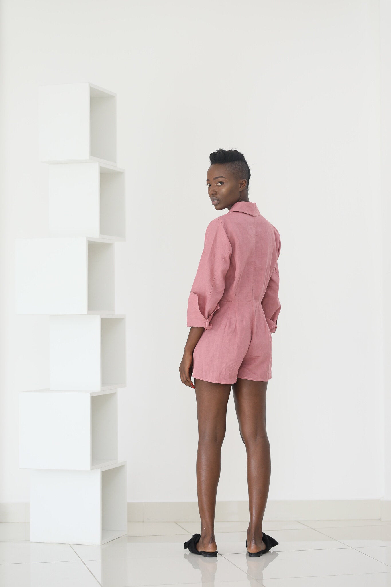 50% SALE | Jumpsuit Blazer - Pink