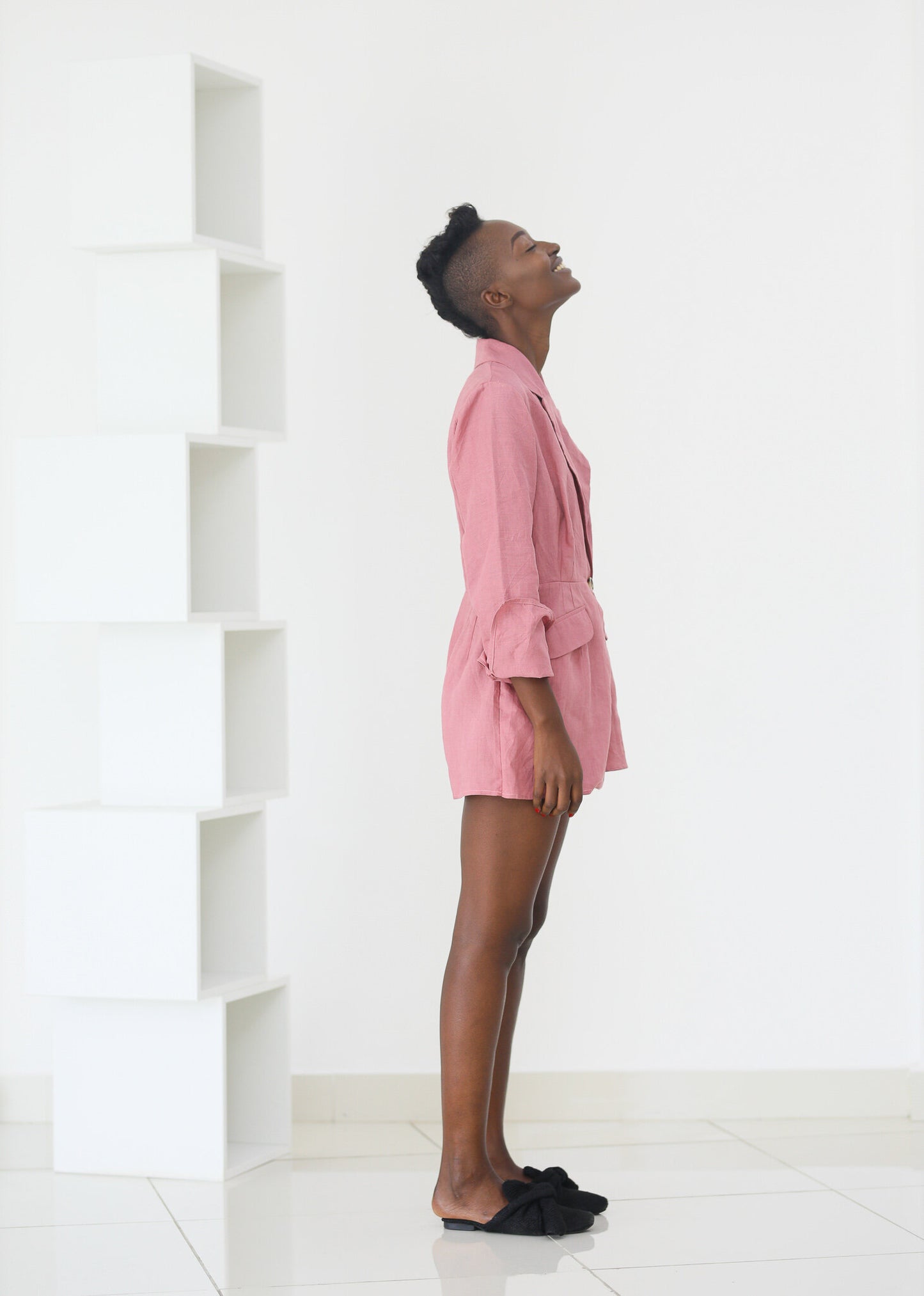50% SALE | Jumpsuit Blazer - Pink