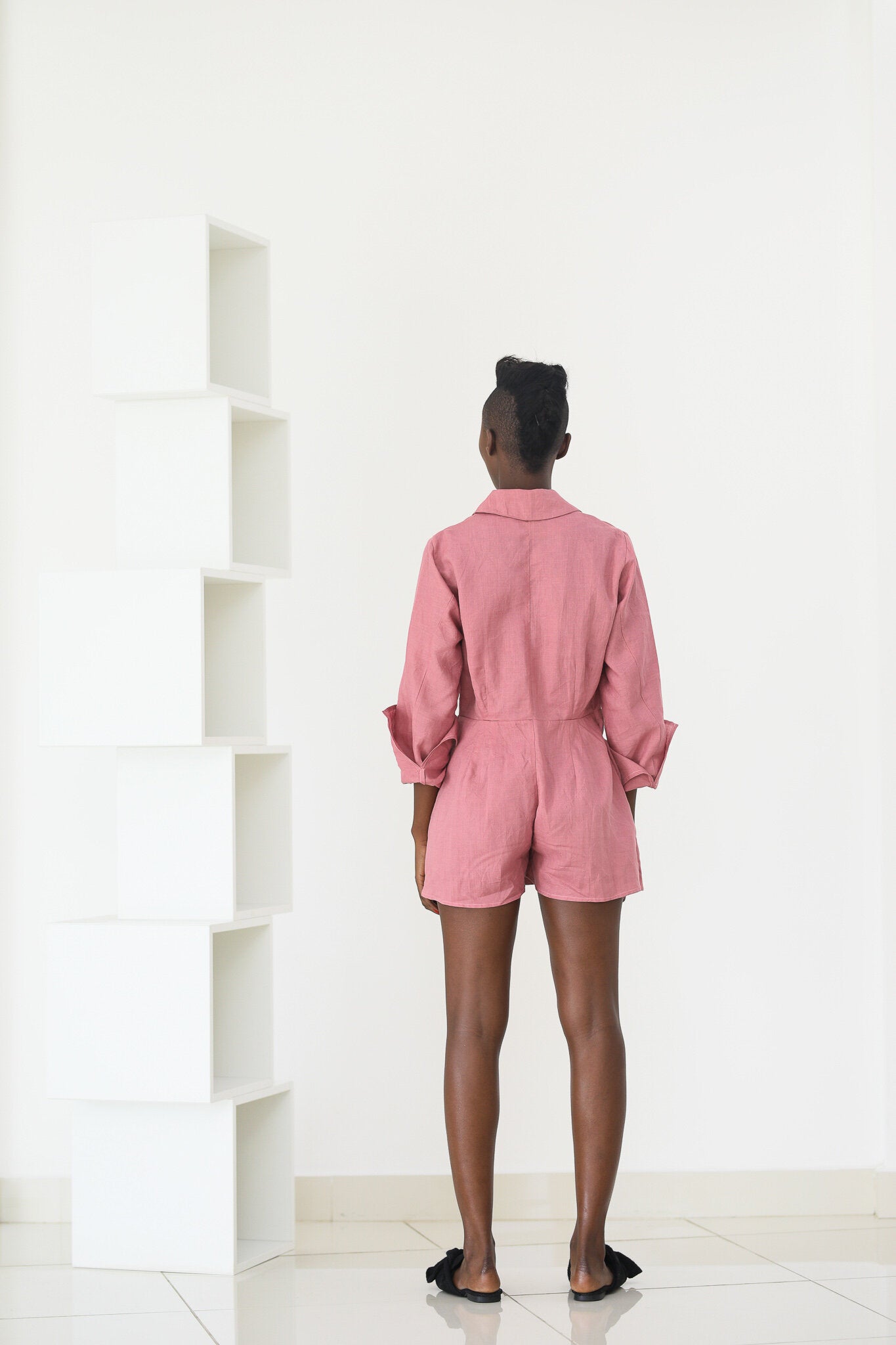 50% SALE | Jumpsuit Blazer - Pink