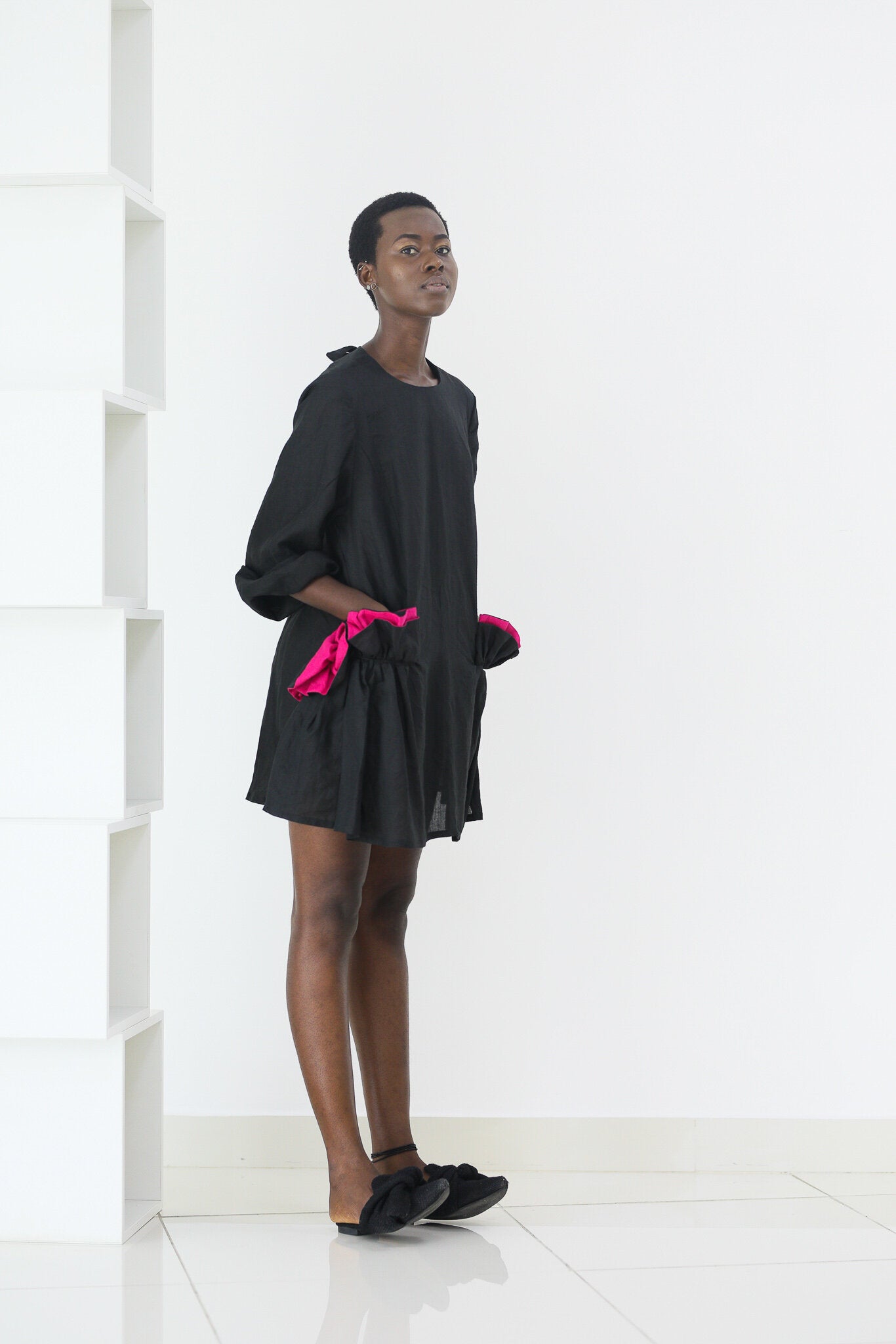 50% SALE | Dress - Pink Pocket
