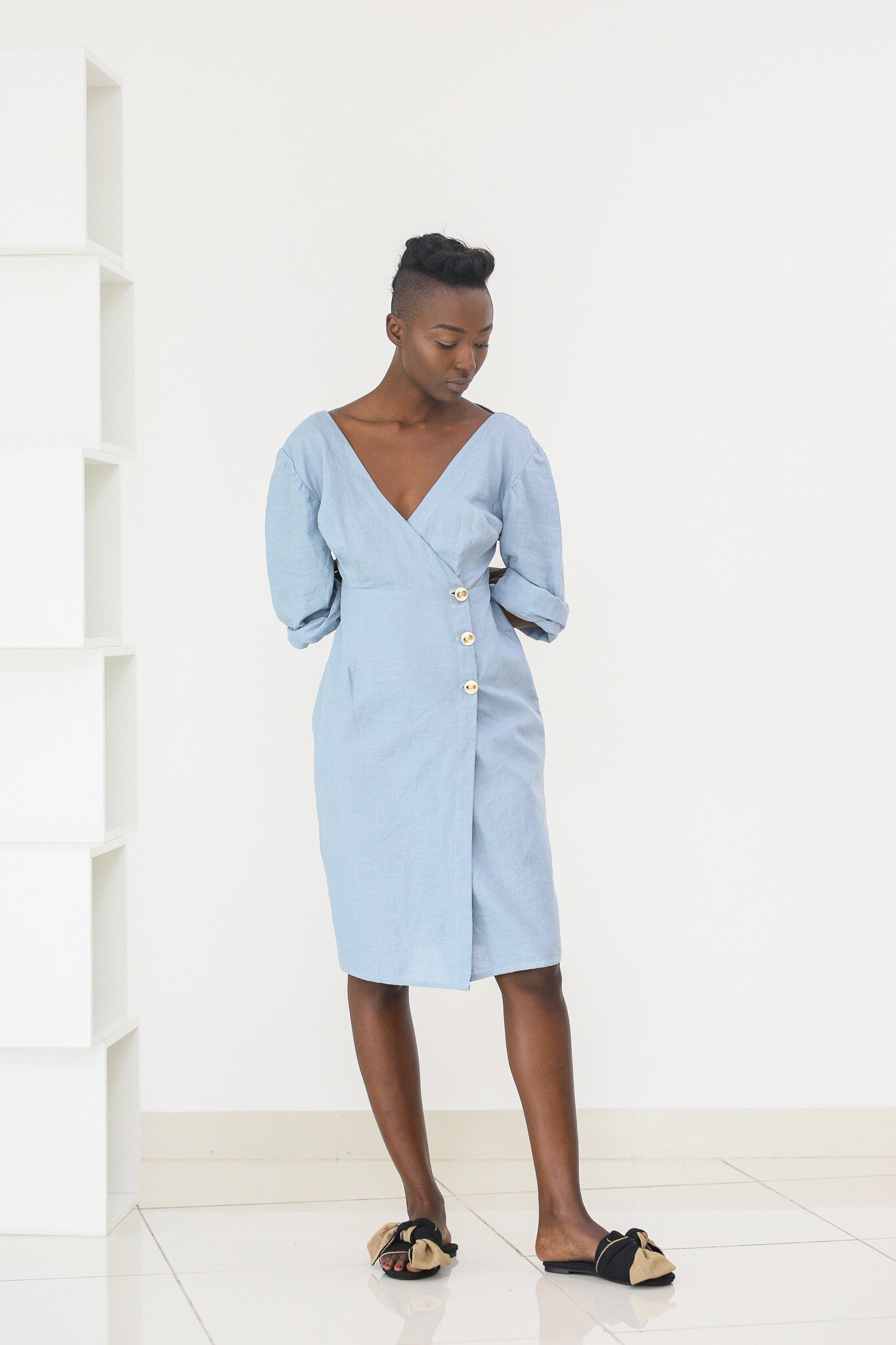 50% SALE | Dress - Baby Blue