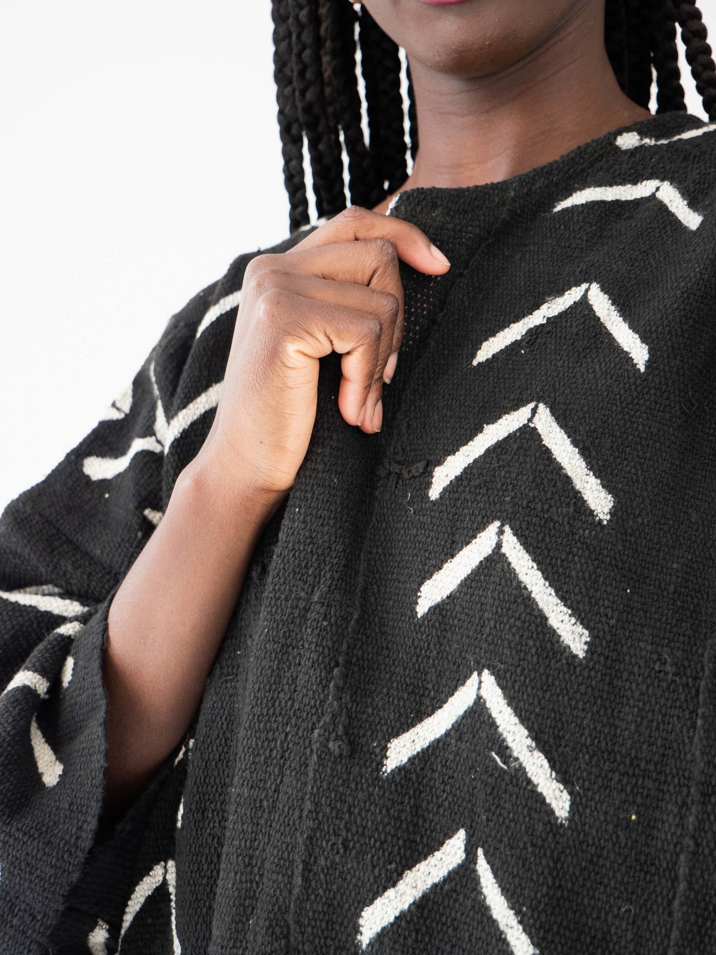 Mudcloth Cloak Ivy