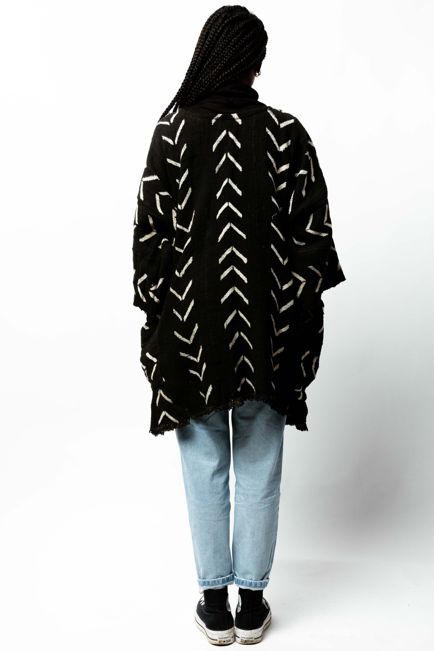 Mudcloth Cloak Ivy