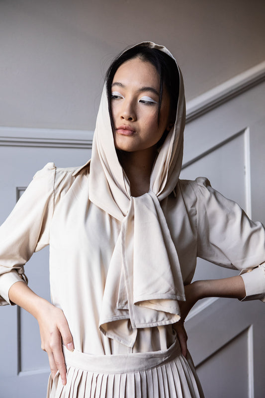 50% SALE | Shirt Hijab Beige
