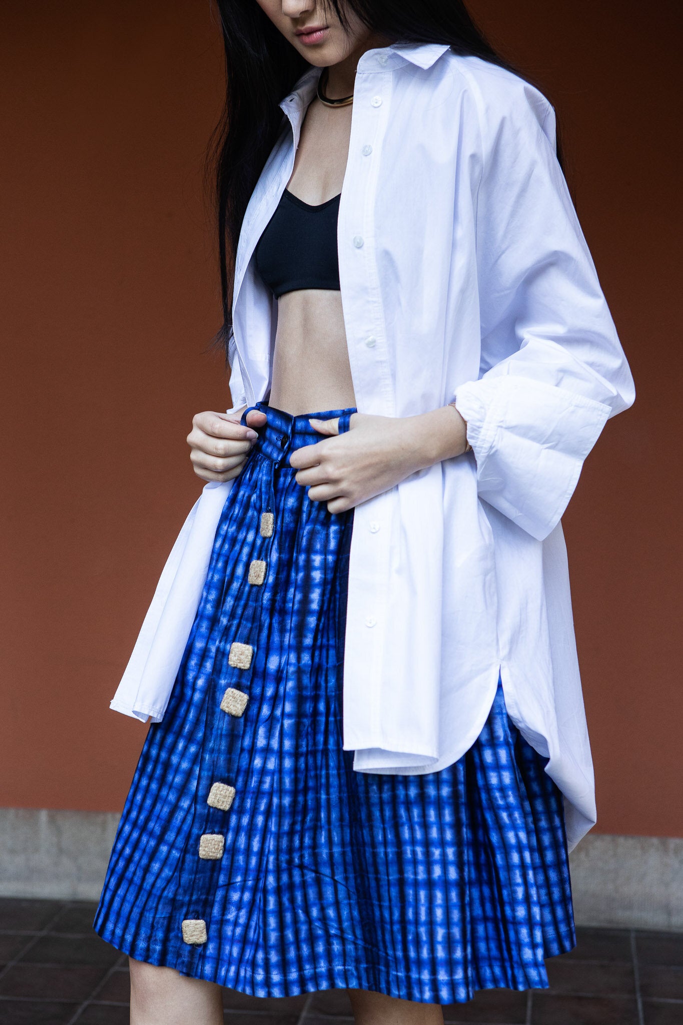 50% SALE |Skirt Blue