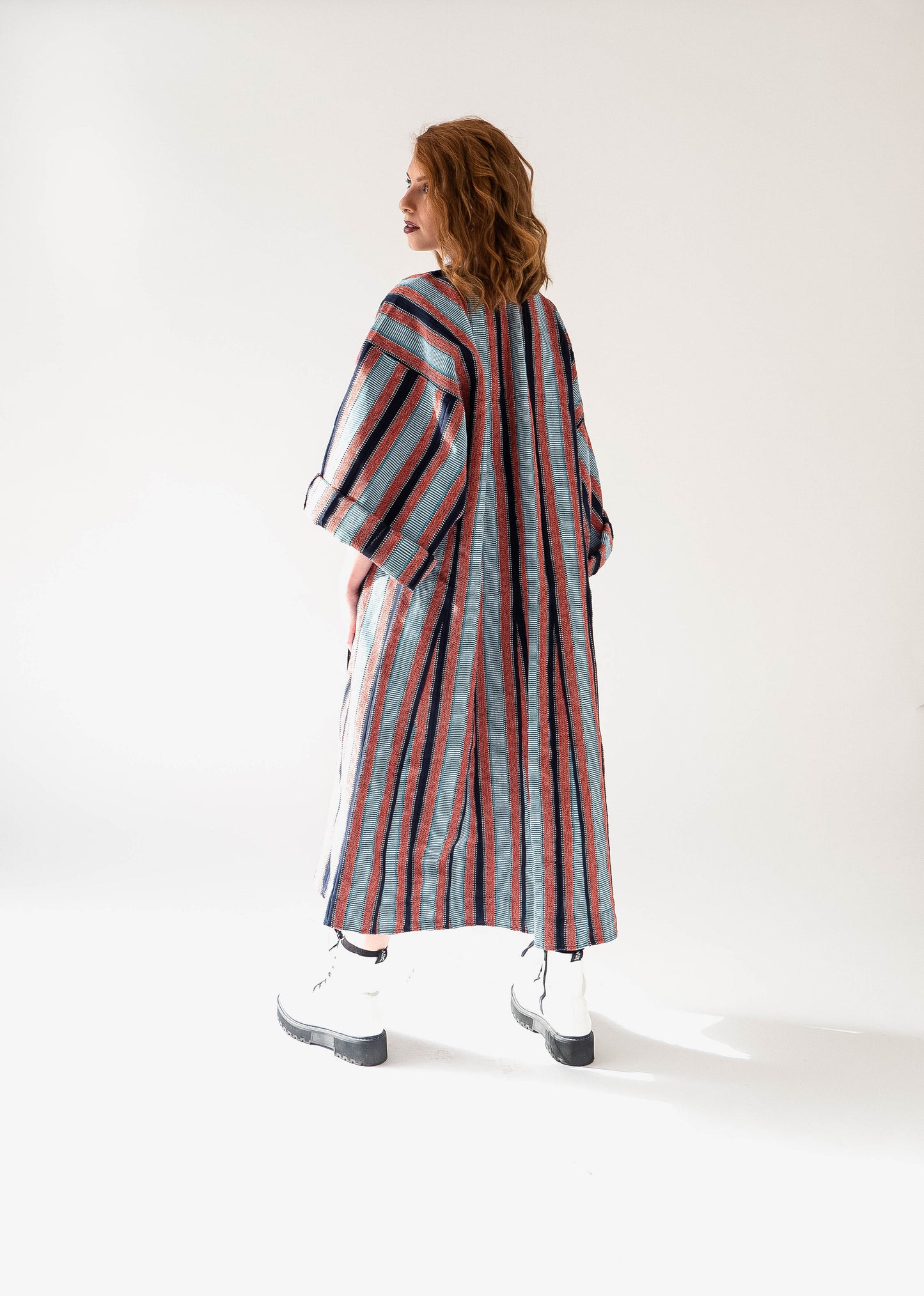 50% SALE | Batakali Long - Sky Blue and Cherry Blossom