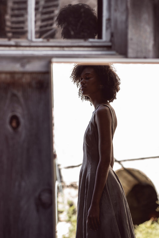 50% SALE | Dress Minimal - Beige